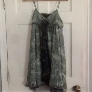 Steve Madden Multi Color Green and Blue Sundress